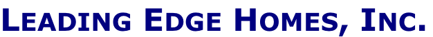 Leading Edge Homes, Inc.
